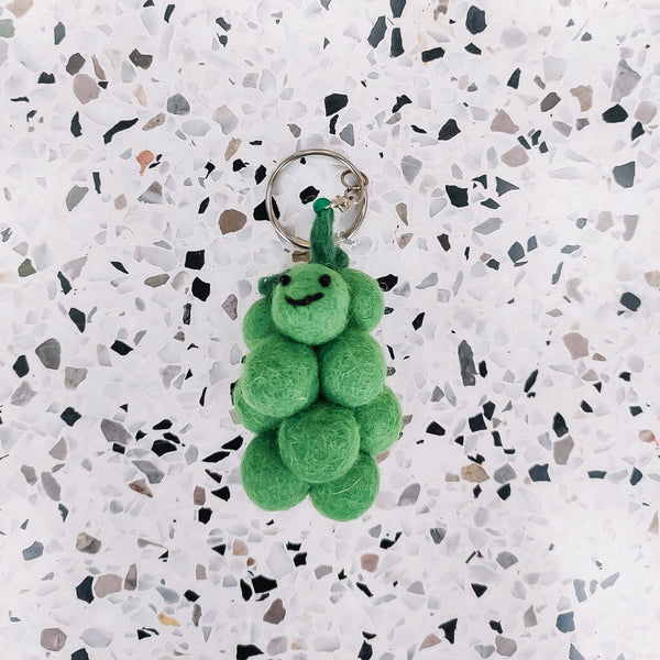 Keychain Wool - Veggies & Fruits