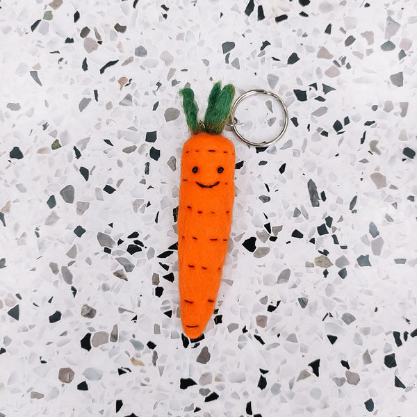 Keychain Wool - Veggies & Fruits