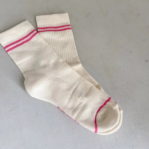 Jutelaune Sporty Socks - Pink Stripe