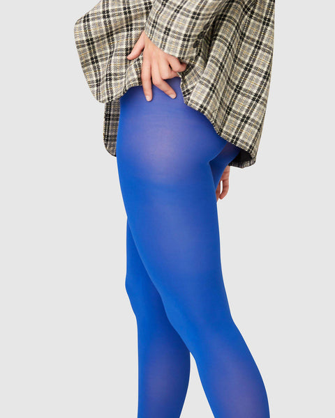 Swedish Stockings Olivia Tights 60 Denier - Sharp Blue