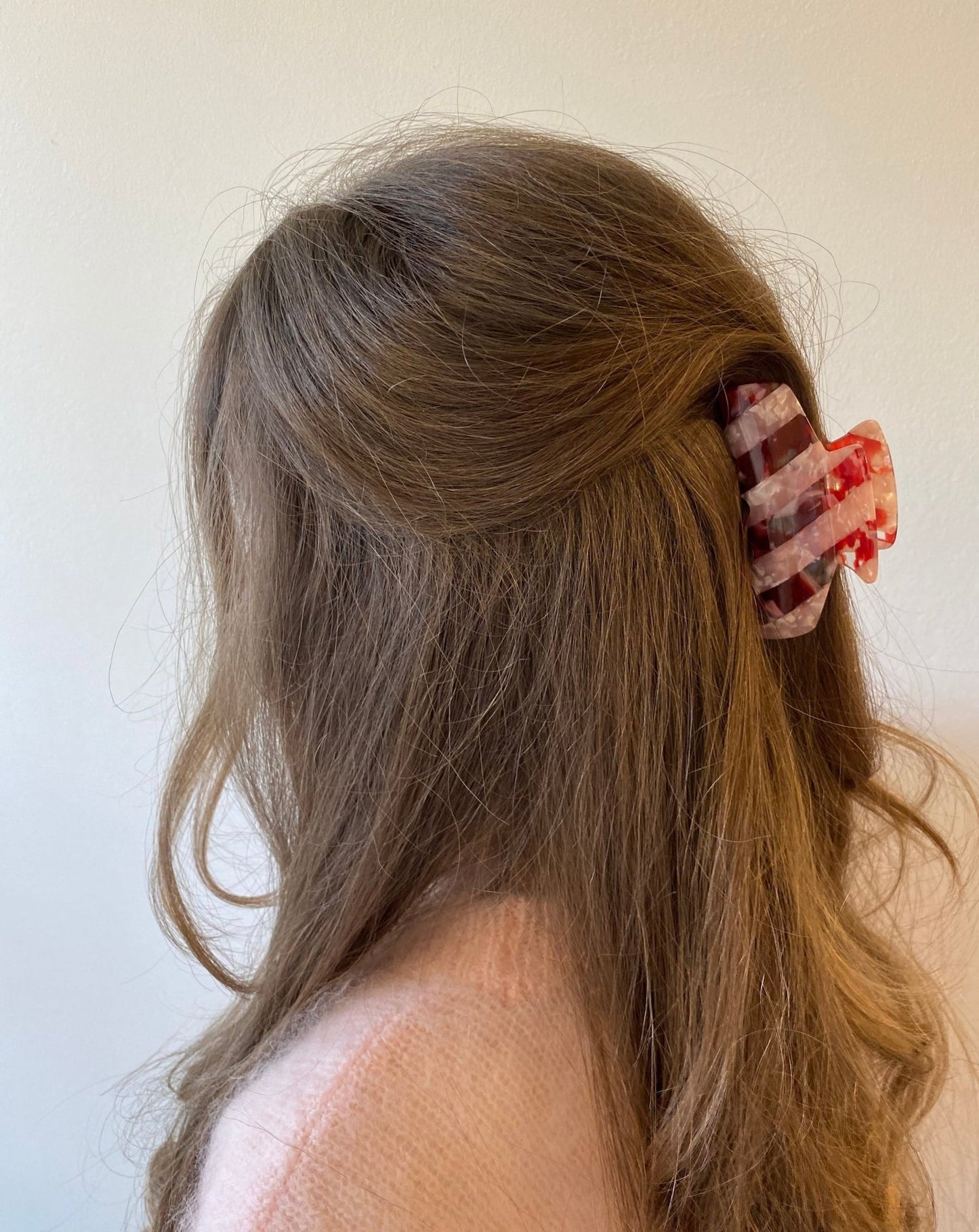 Hair Clip Holly - Red/Pink
