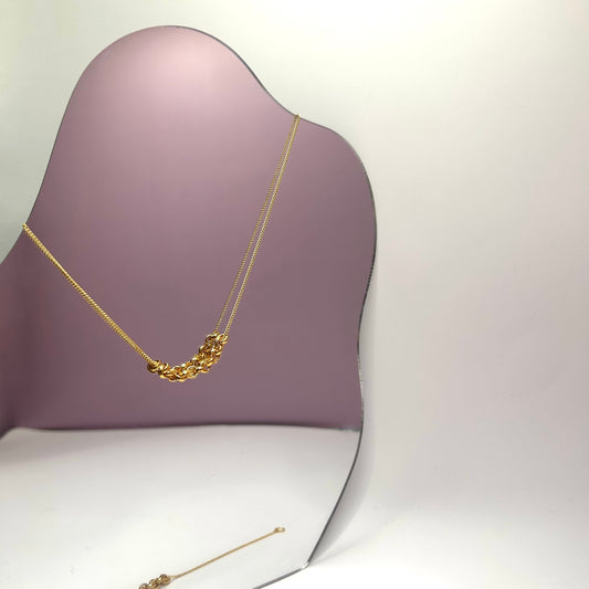Knit Vintage Chain Necklace