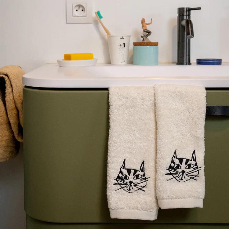 Guest Towel Set - Cat