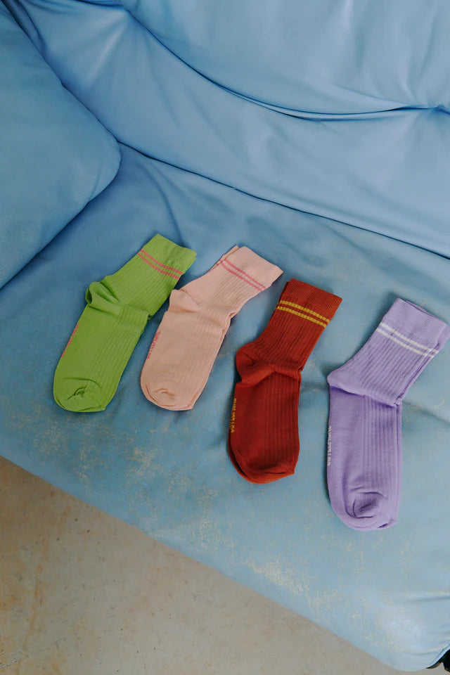 Jutelaune Malvine Socks - Lilac