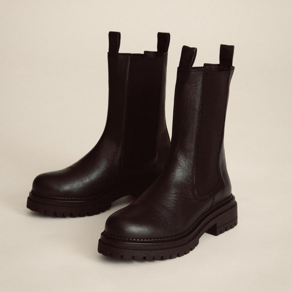 Jutelaune Chelsea High Boots - Black