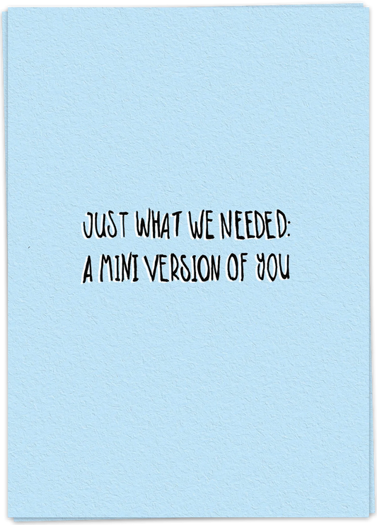 Kaart Blanche Baby – Mini Version