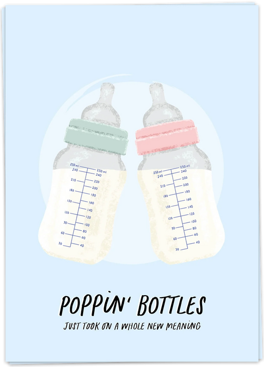Kaart Blanche Baby – Poppin' Bottles