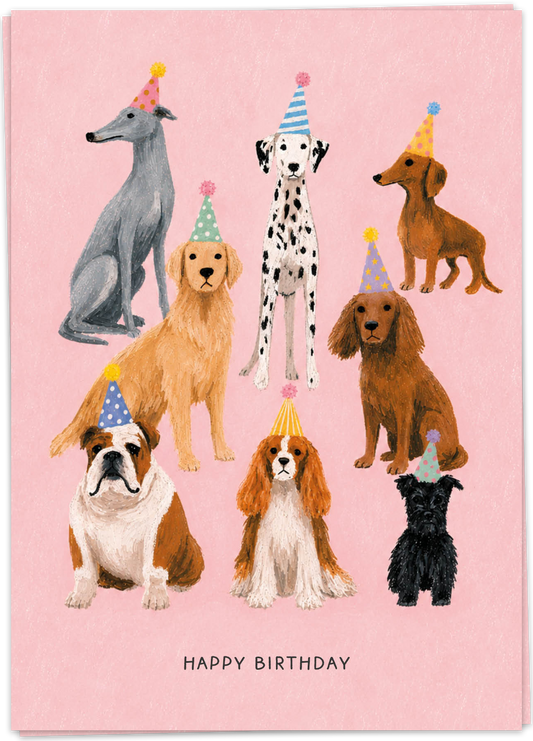 Kaart Blanche - Birthday Dogs