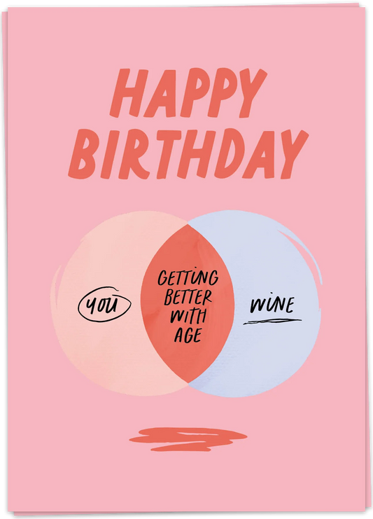 Kaart Blanche Birthday – Better with age