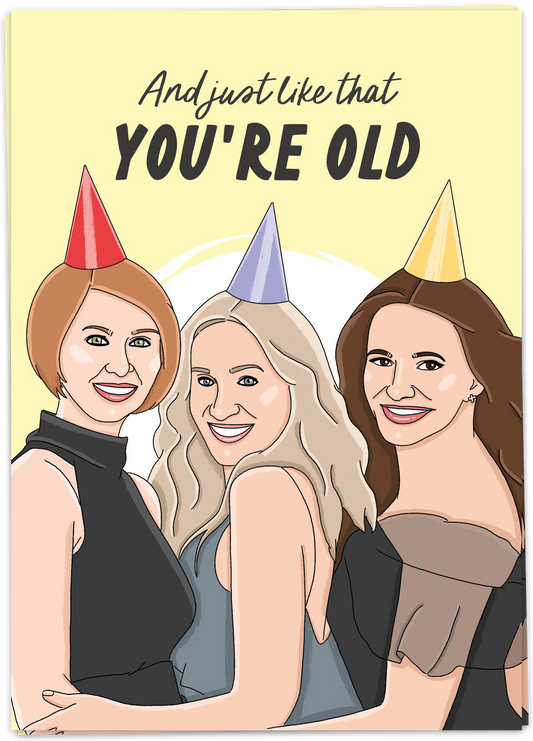 Kaart Blanche Birthday – Just Like That