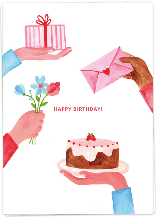 Kaart Blanche - Happy Birthday Gifts