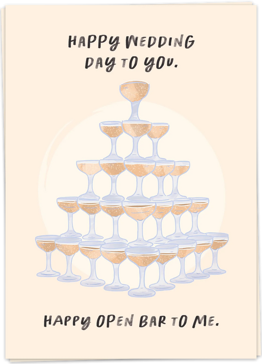 Kaart Blanche Wedding – Open Bar