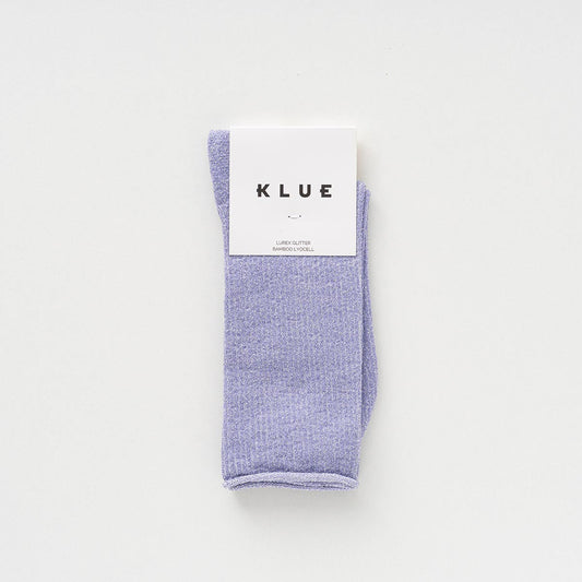 Glitter Lurex Socks - Lilac