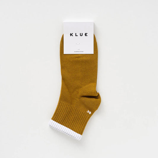 Quarter Tennis Stripes Socks - Caramel