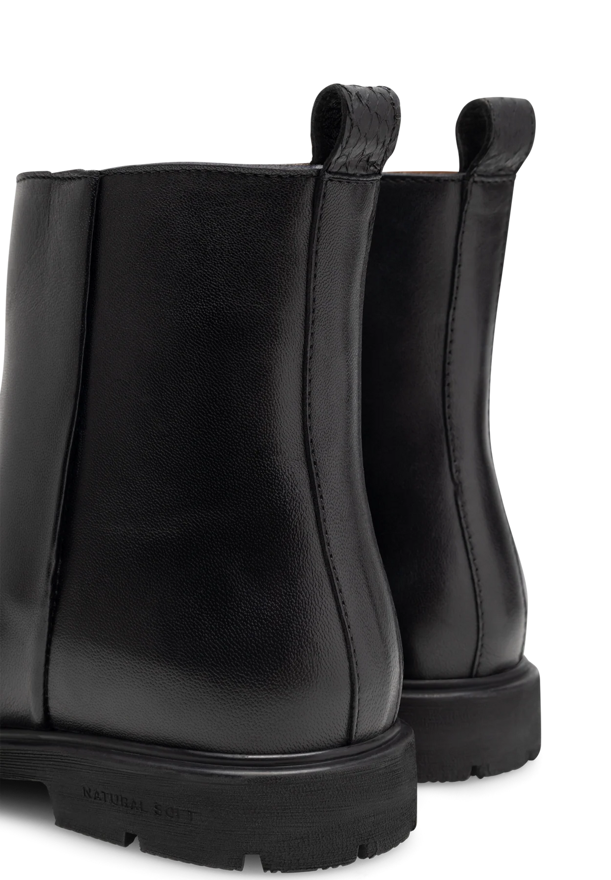 Kate Leather Boots - Black