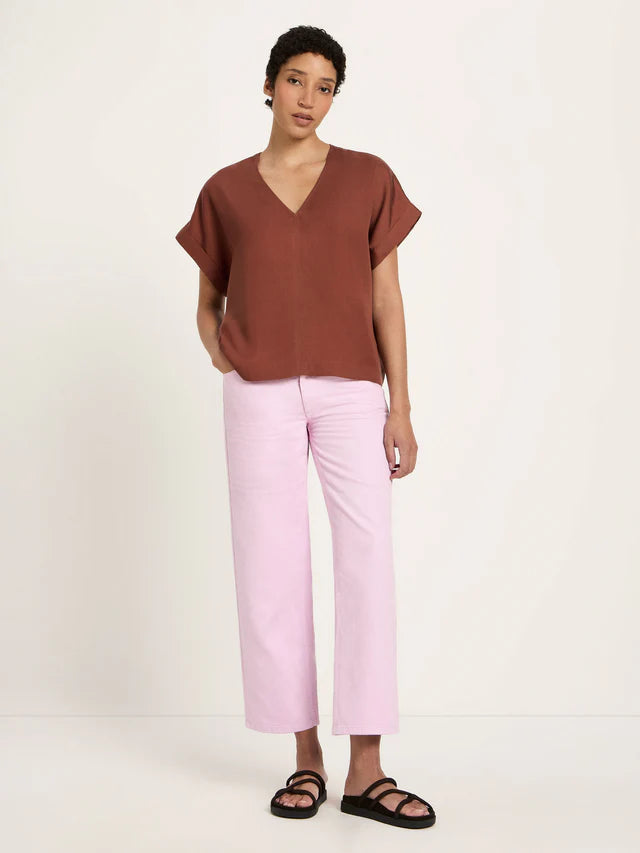 Blouse Shirt - Dark Mocca