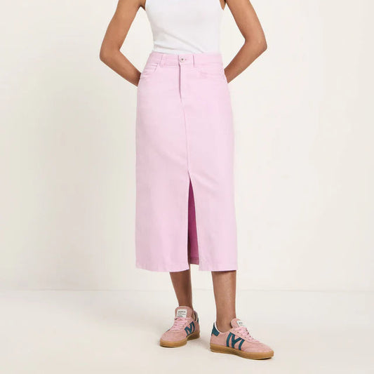 Skirt With Slit - Orchid