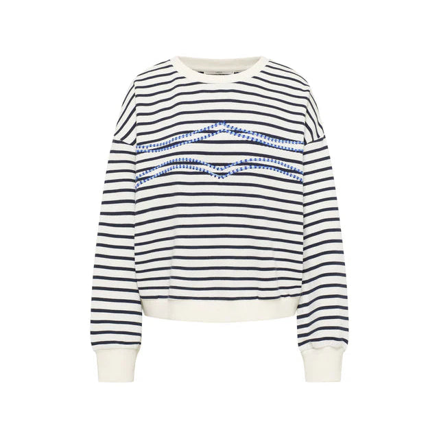 Sweatshirt - Creme/Midnight