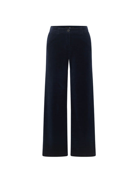 Marlene Corduroy Trousers - Midnight Blue