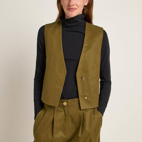 Vest - Dark Olive