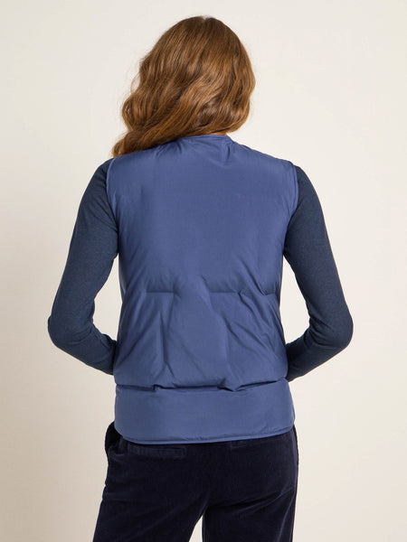 Padded Vest - Dove Blue