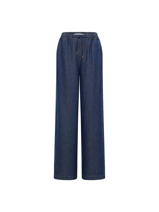Relaxed Tencel Jeans - Dark Blue