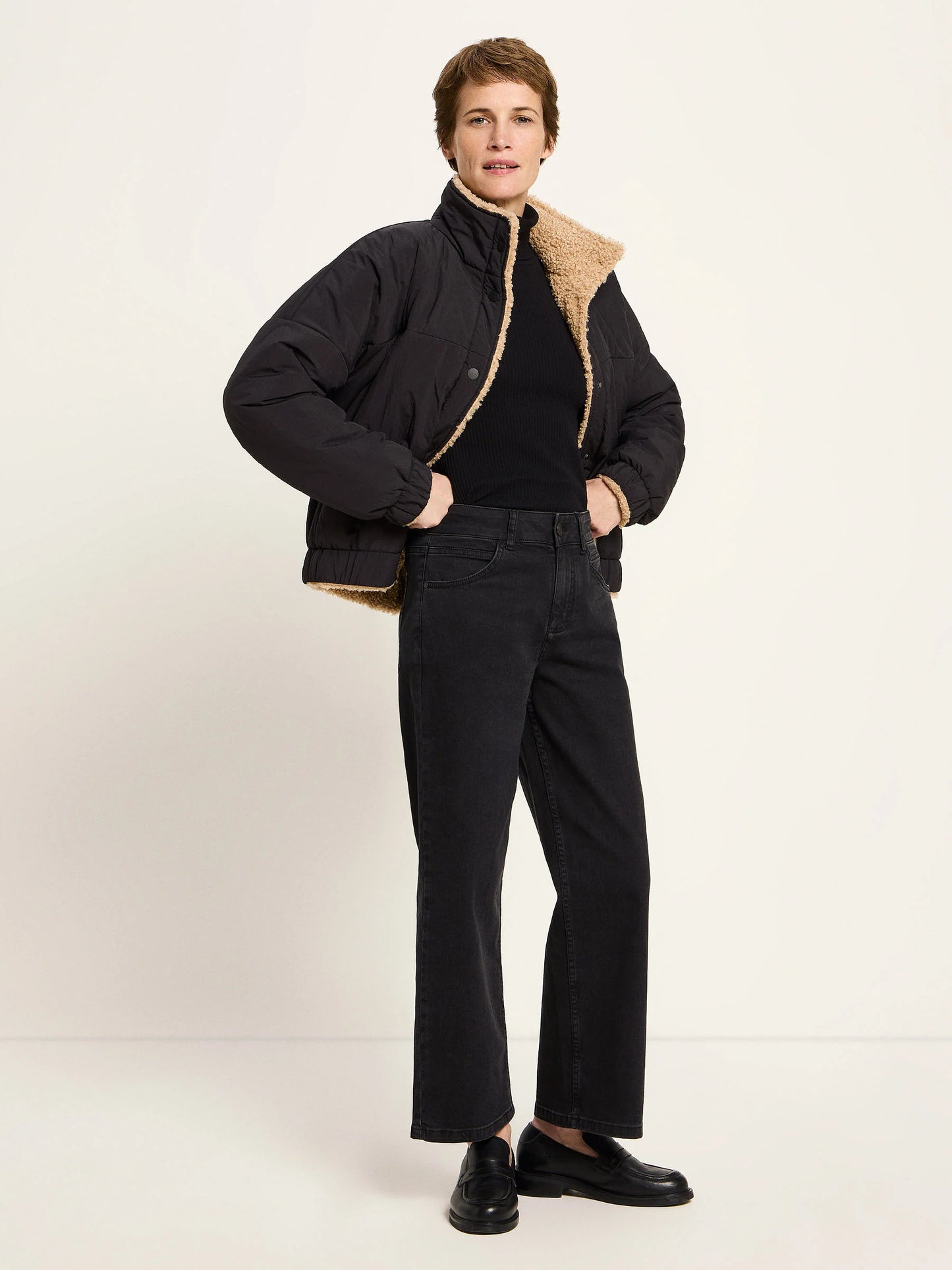 LAST ONE in 36 - Reversible Jacket - Black