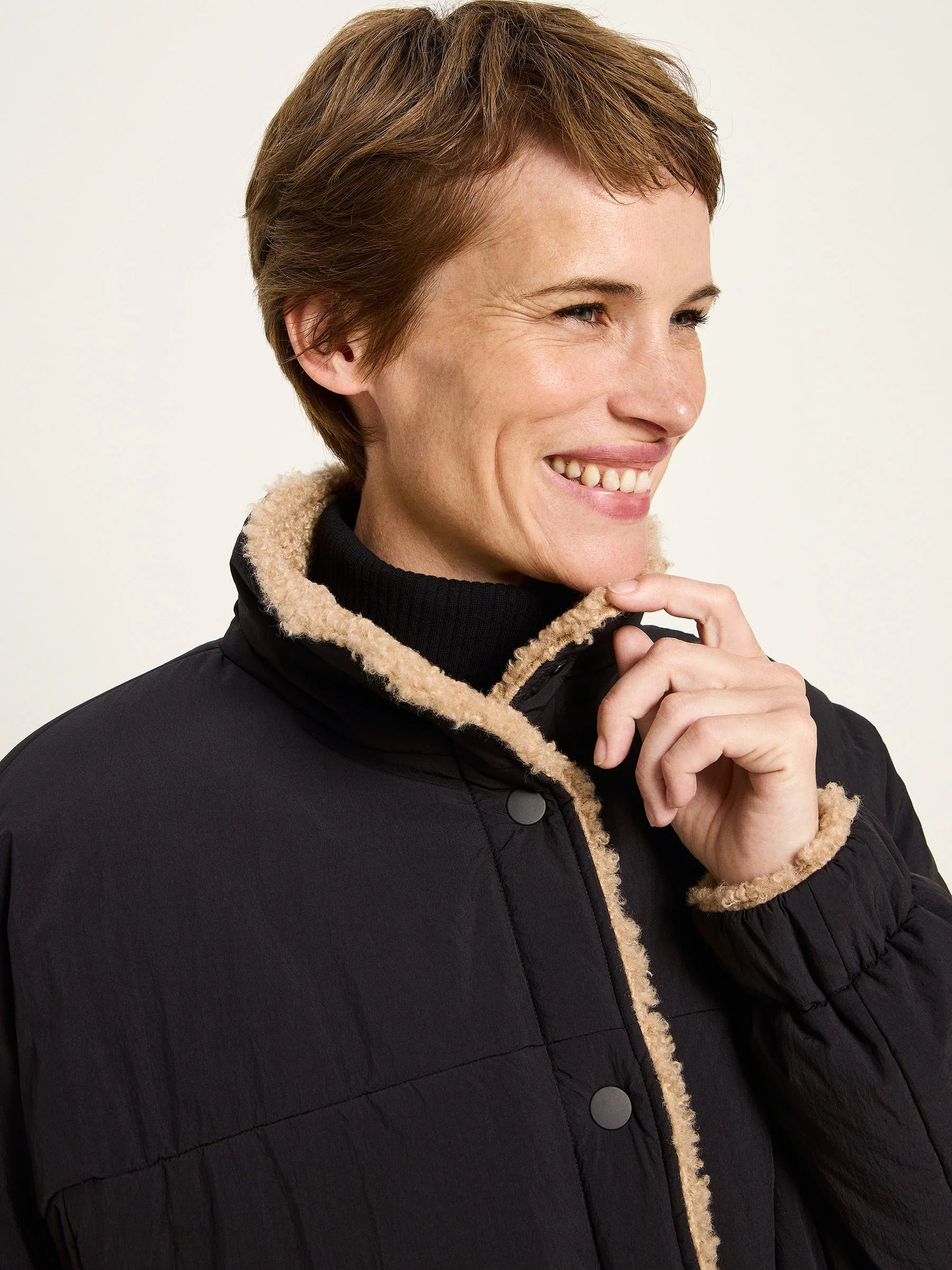 LAST ONE in 36 - Reversible Jacket - Black