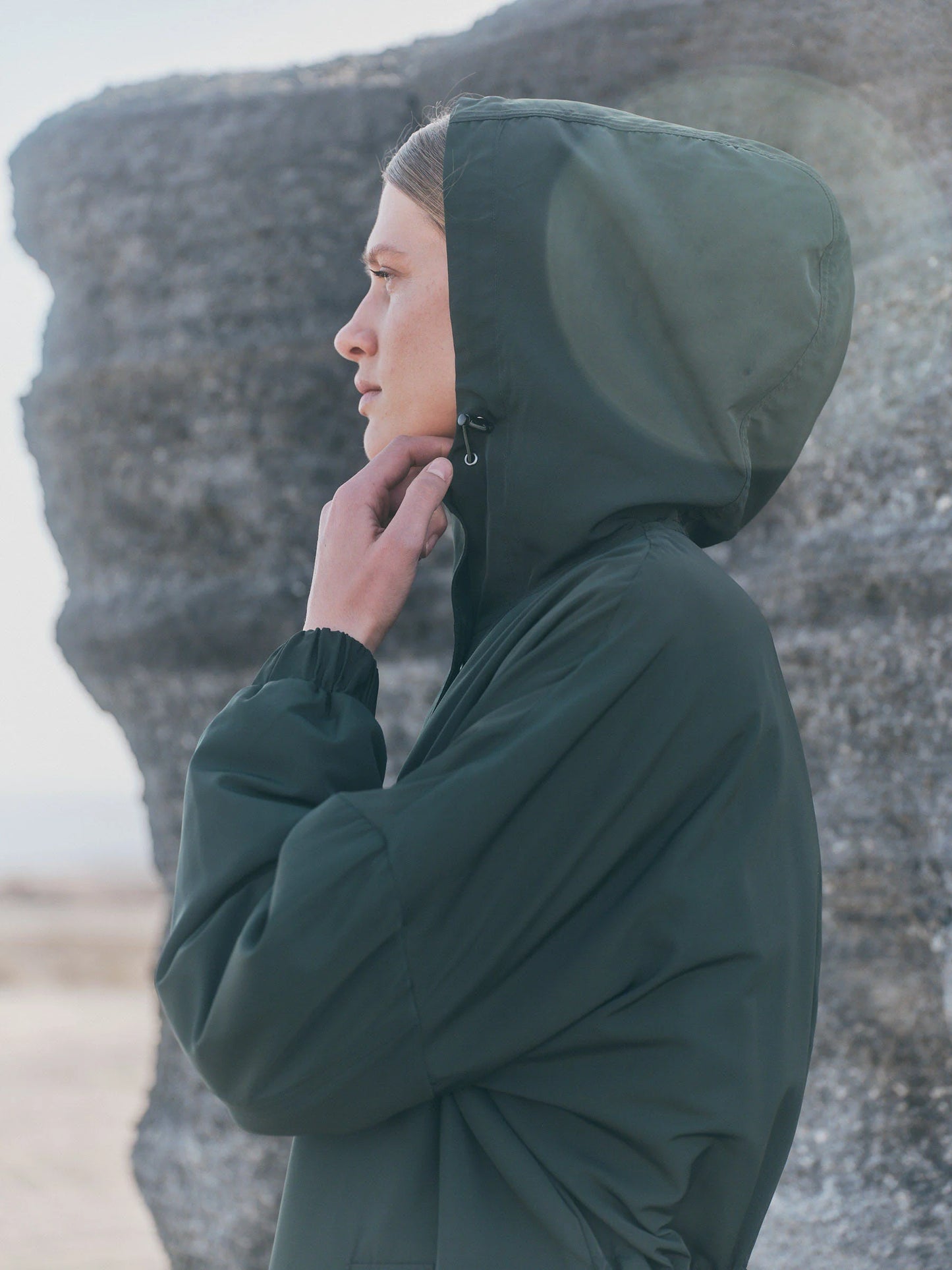 LAST ONE in 36 - Coated Jacket - Forest