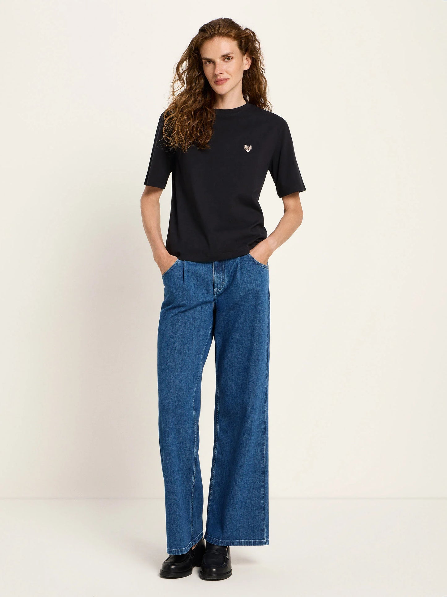 LAST ONE 36 - Statement T-shirt - Black