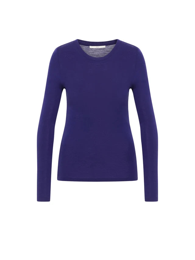 Round-Neck Longsleeve - Violet