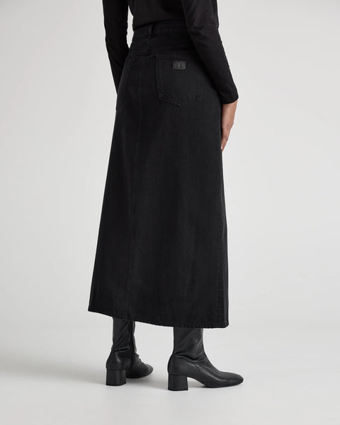 Lena Long Skirt - Nero Nero