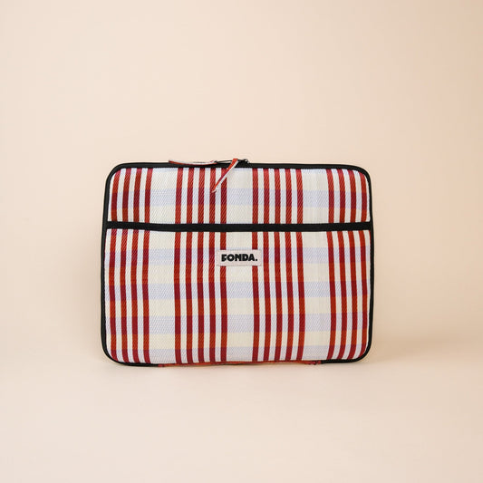 Laptop Sleeve 14" - White Red