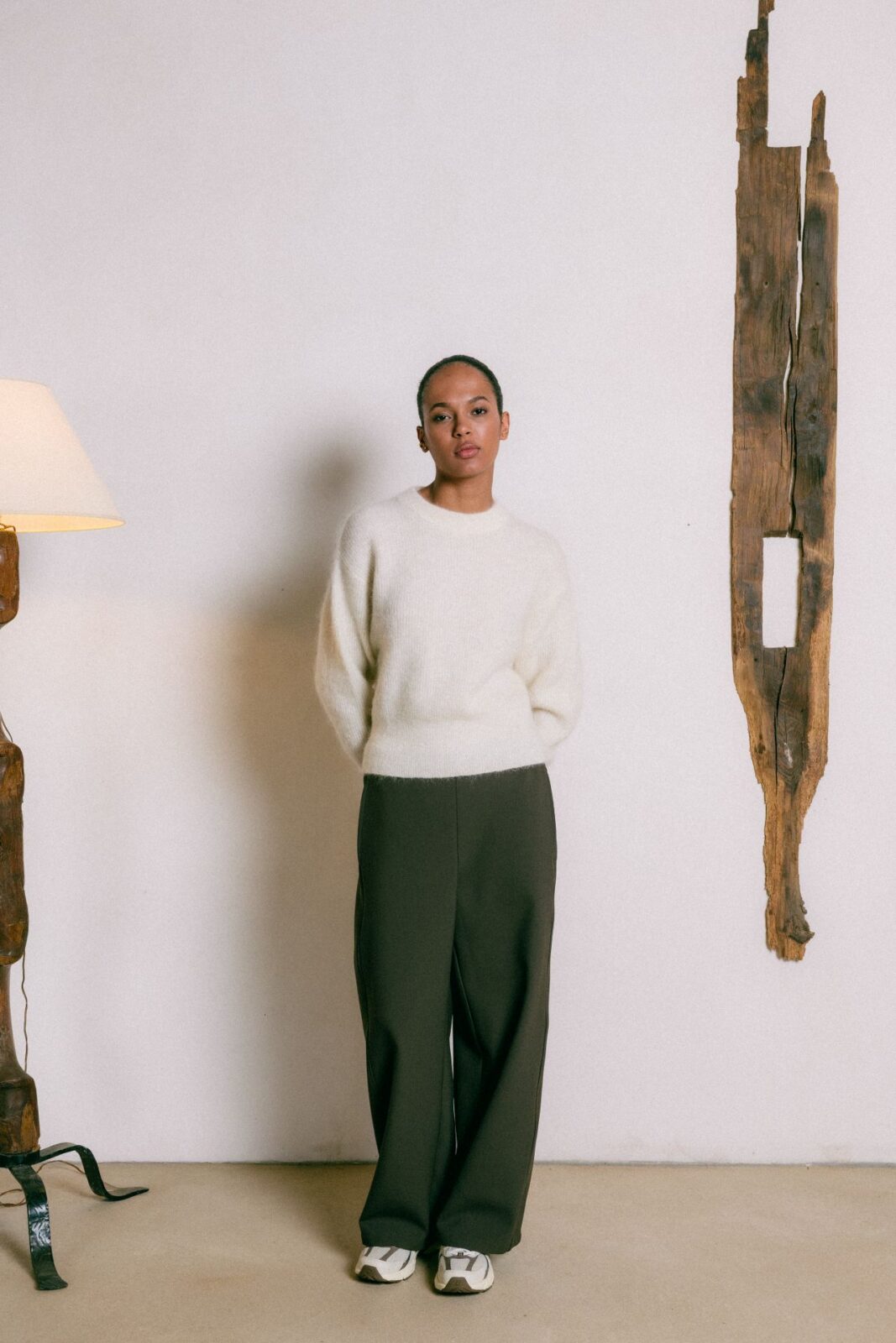 Ezti Knit Sweater - Ecru