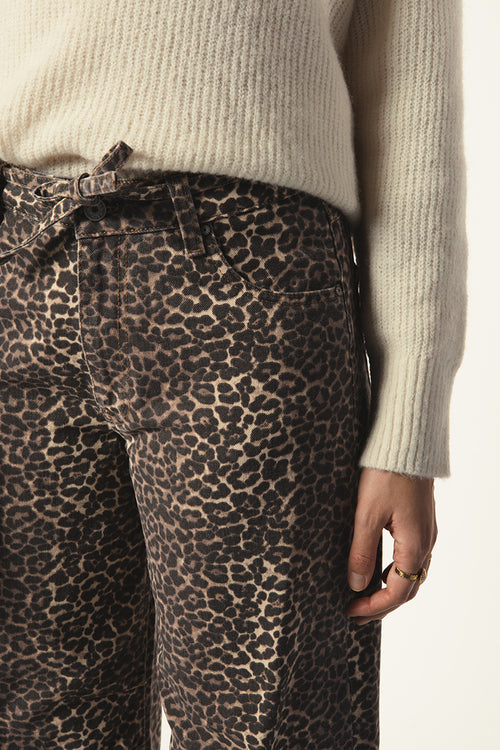 LAST ONES in 40 - Mae Jeans - Leopard