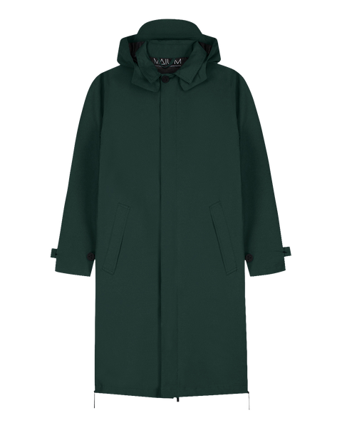 LAST ONES in S - Maium Mac Rain Coat or Poncho - Pine Green