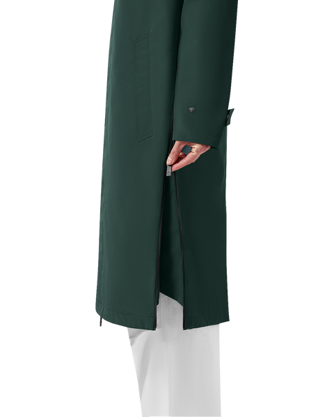 LAST ONES in S - Maium Mac Rain Coat or Poncho - Pine Green