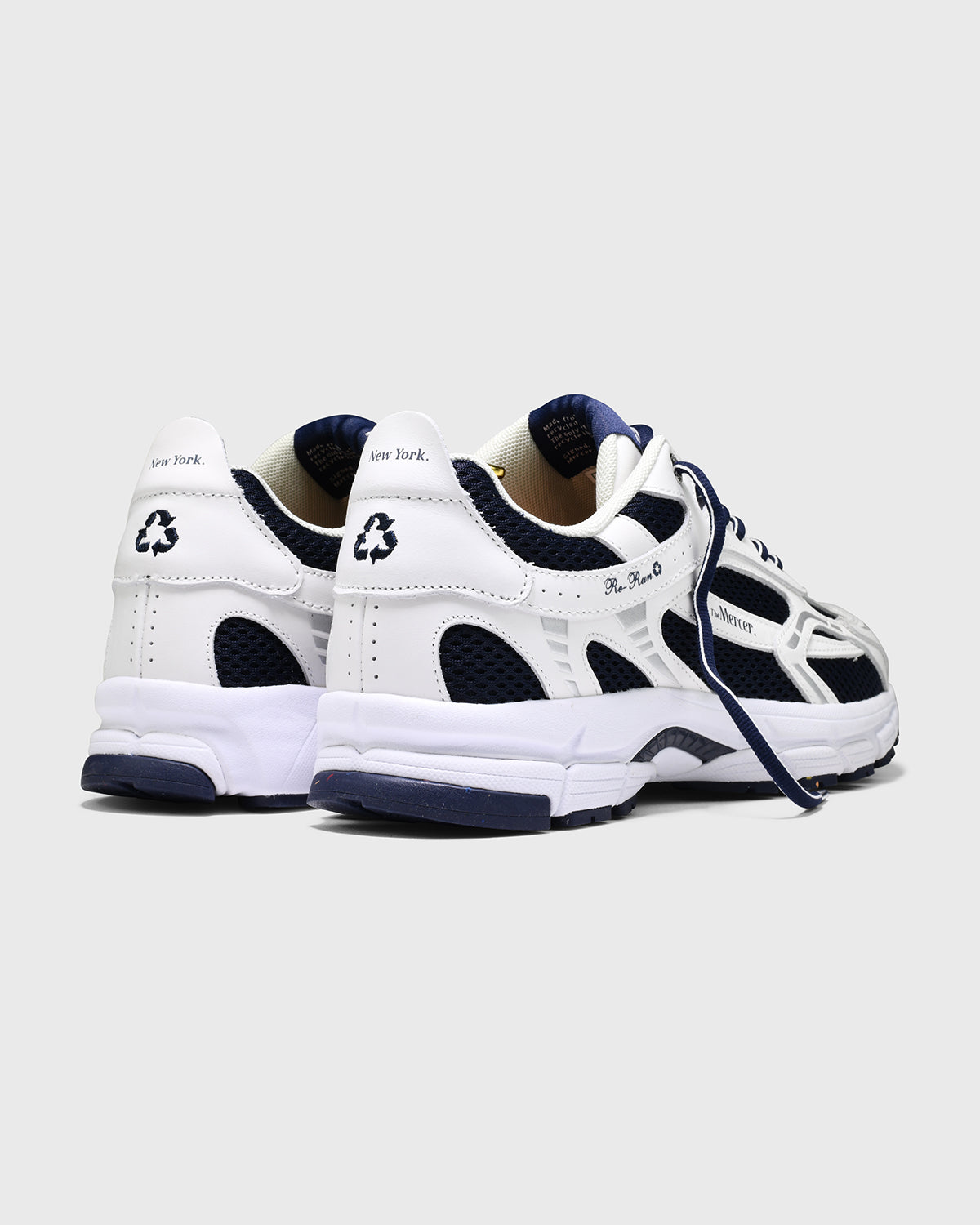 LAST ONE in 45 - The Re-Run City - Navy/White