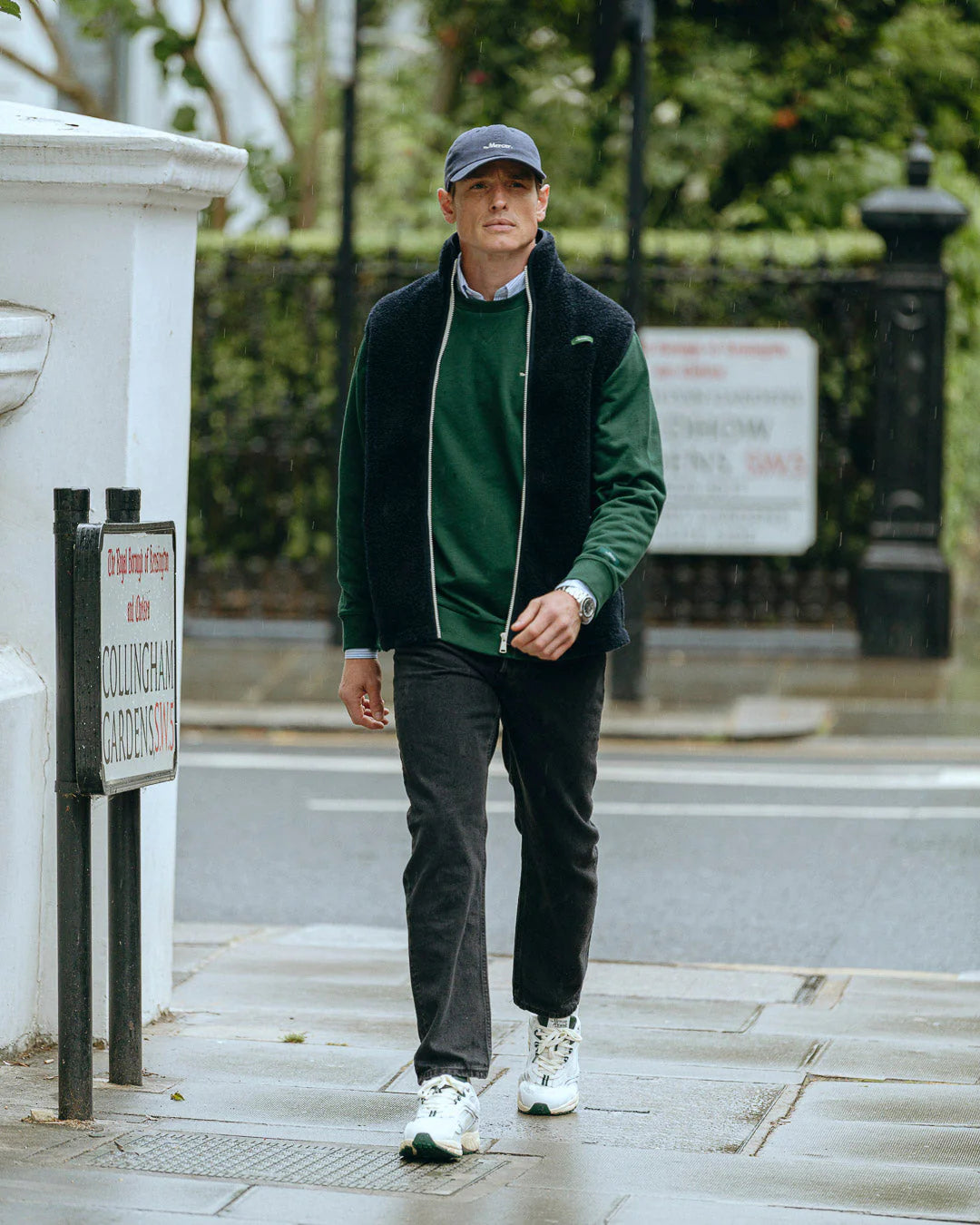 The Re-Run Vintage Nappa - White/Green