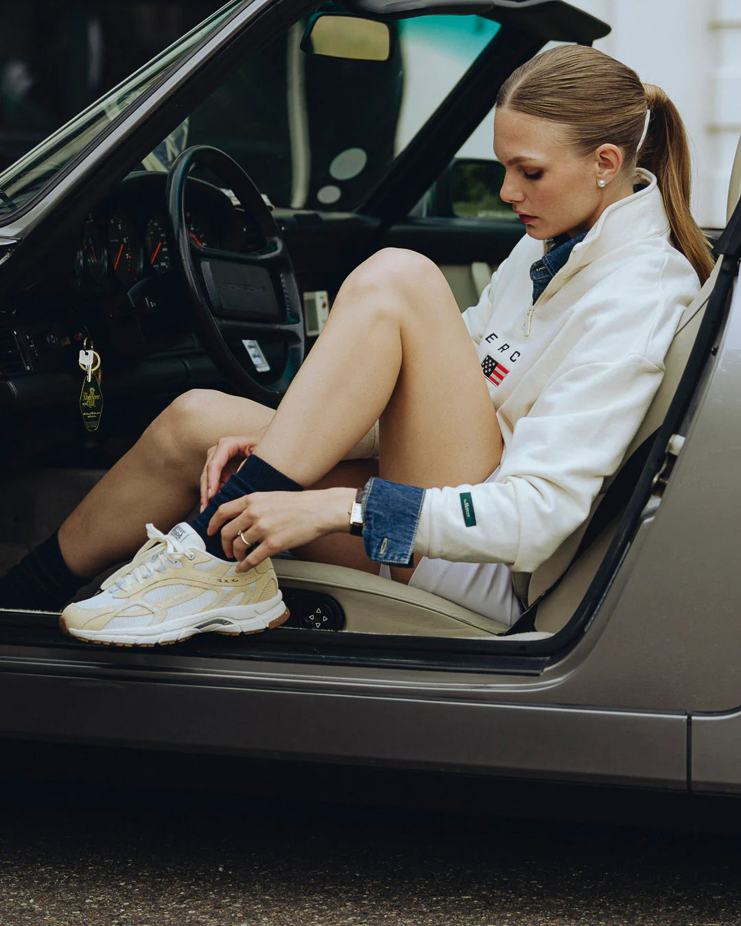 The Re-Run Vintage Suède - Soft Yellow