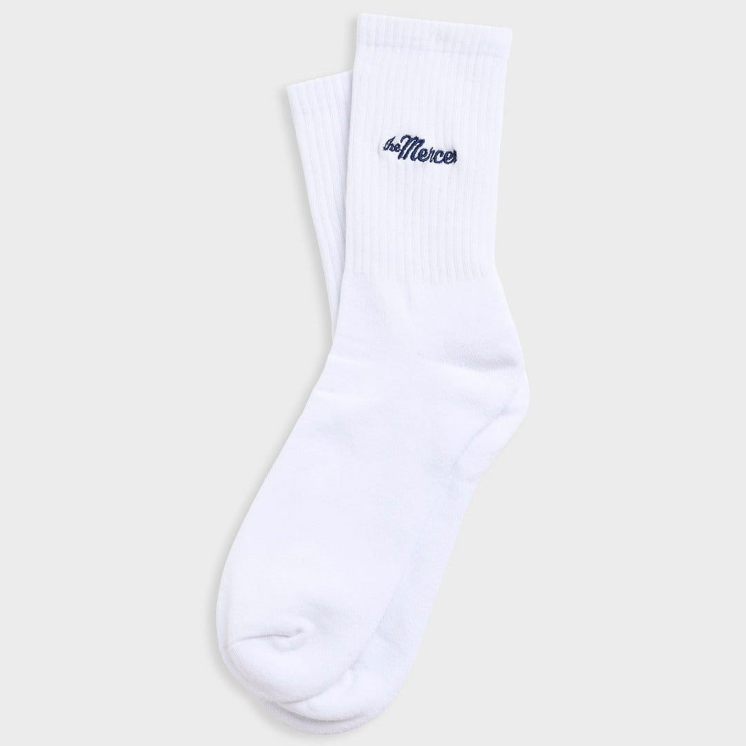 The Mercer Socks - White