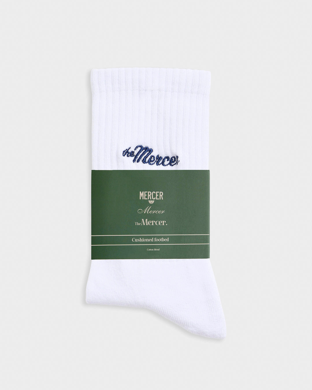 The Mercer Socks - White