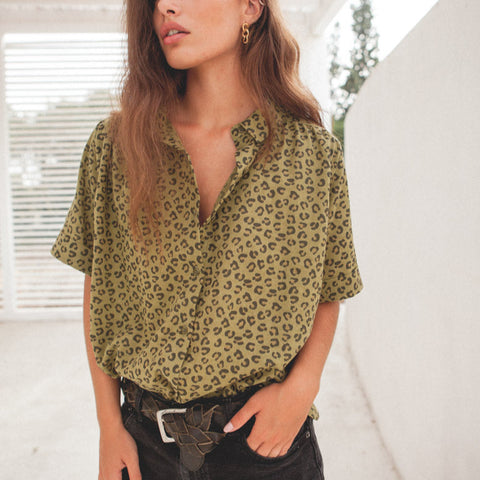Chloe Shirt - Leopard