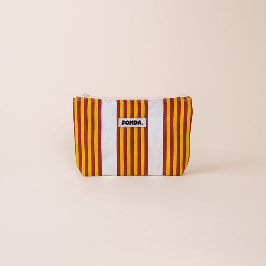 Mid Pouch - Yellow Red