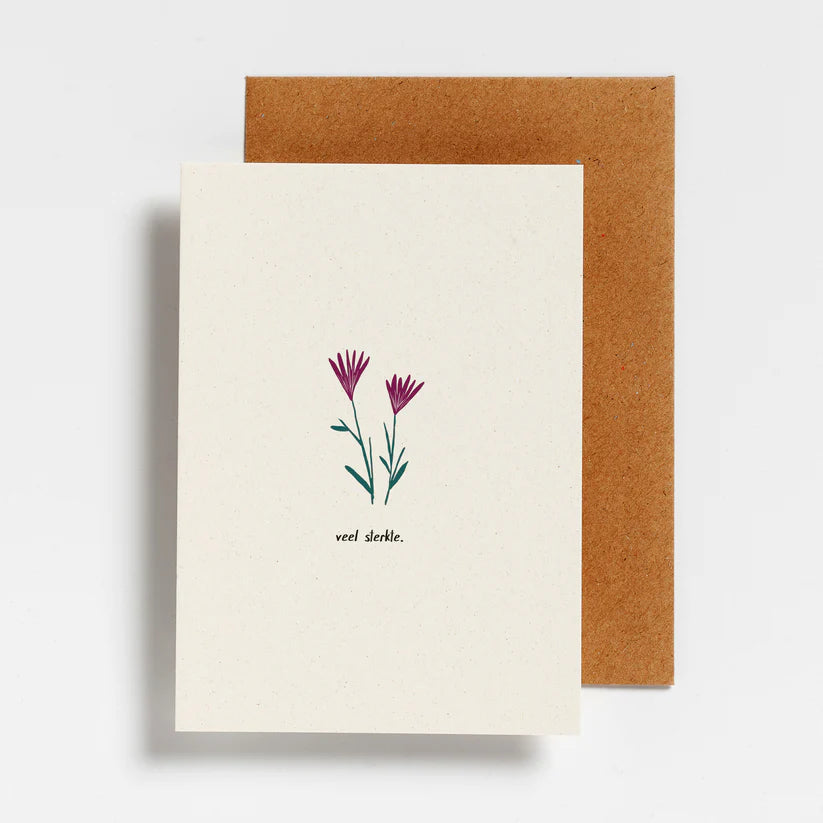 Postcard - Veel sterkte