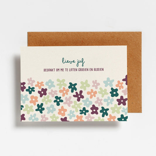 Postcard - Lieve Juf