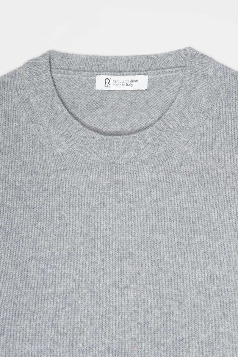 Laura Wool Sweater - Grey Calce