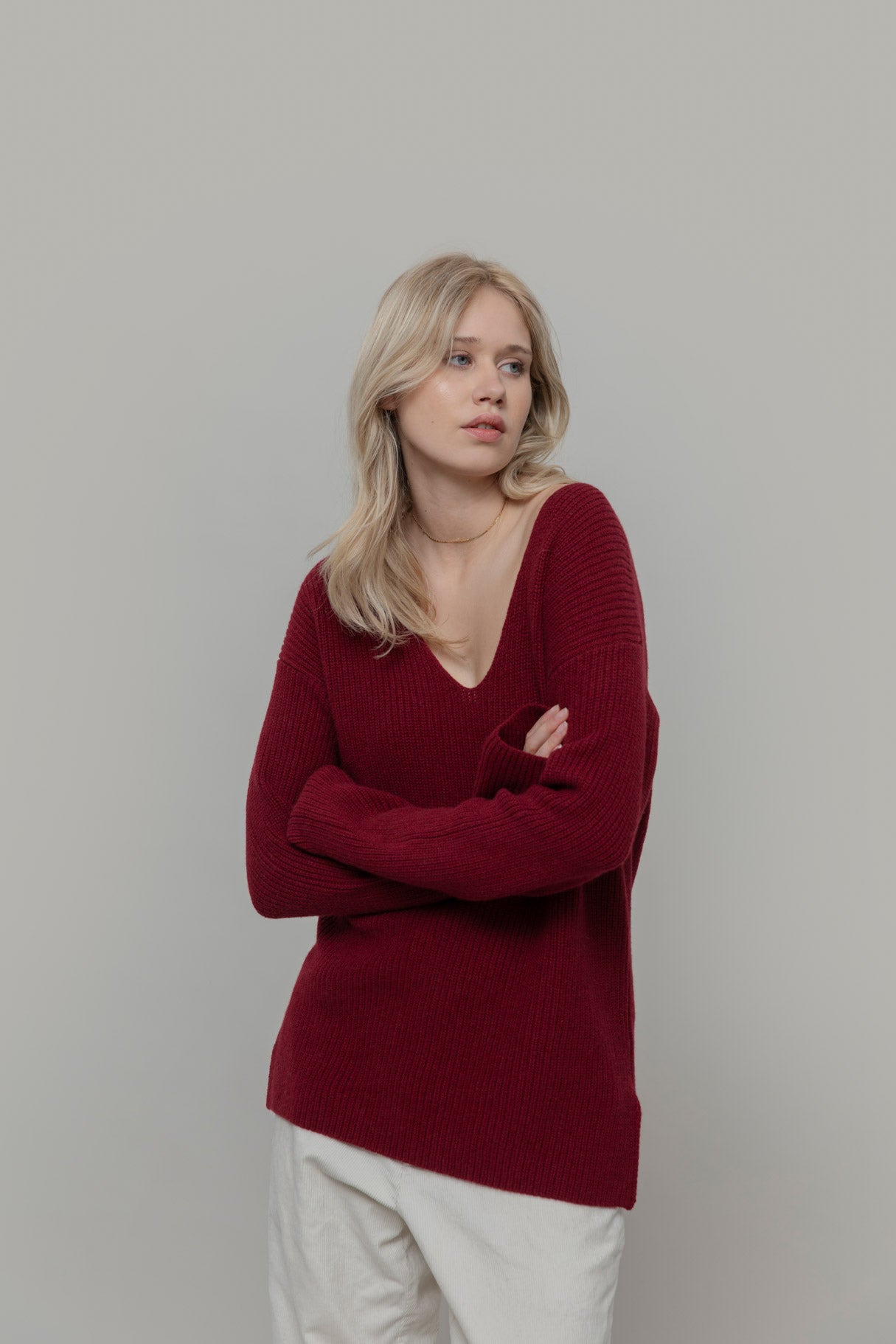 LAST ONE in XL - Manon Wool Sweater - Red