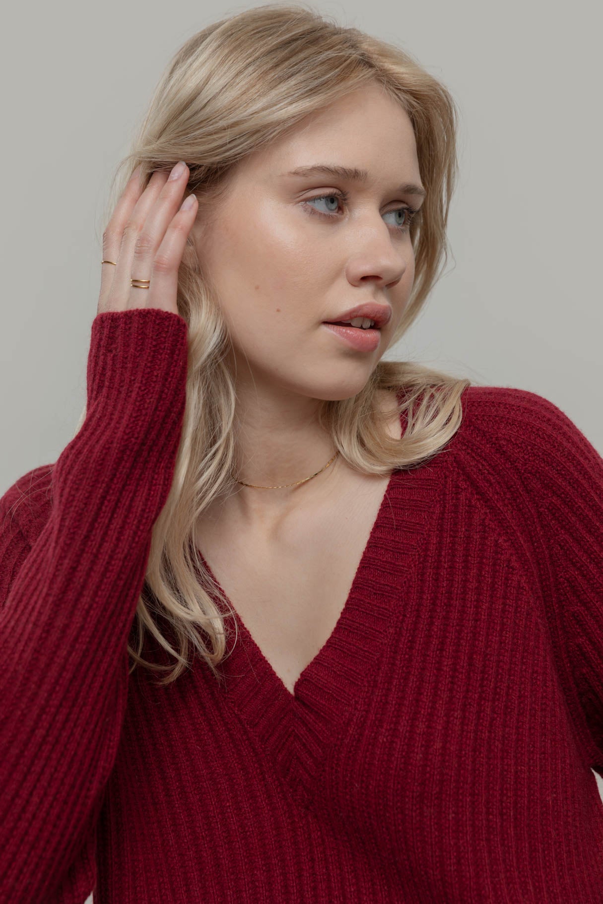 LAST ONE in XL - Manon Wool Sweater - Red