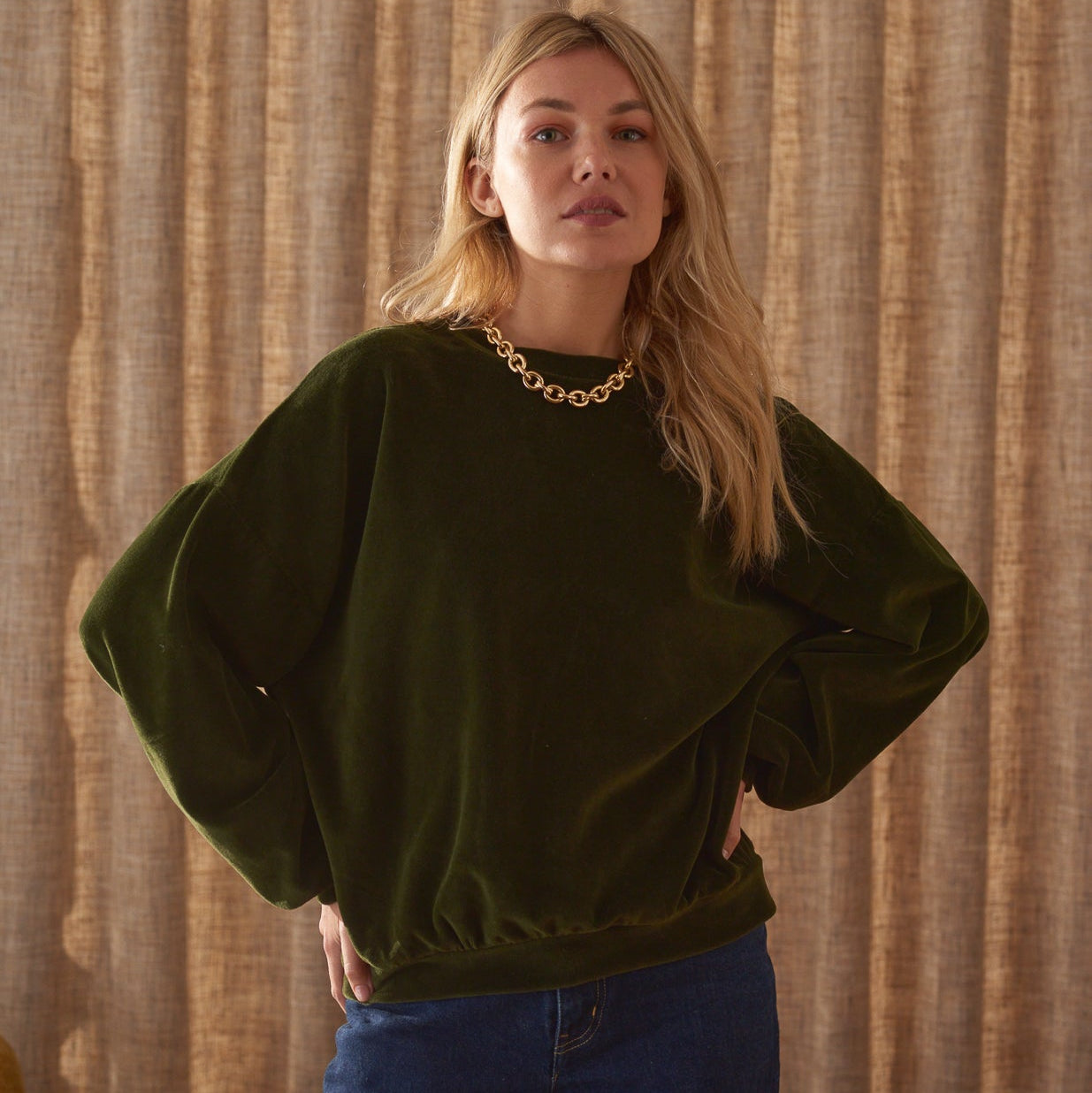 LAST ONE IN XS - Jane Sweater - Kaki